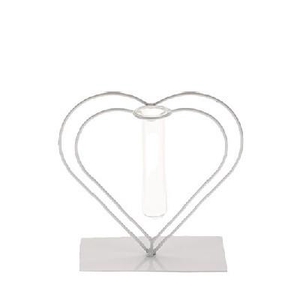 Valentijn Glas Hart 1buis 14*7*17cm