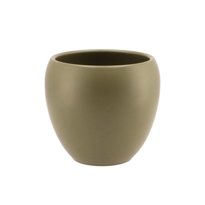 Vinci Army Green Flower Pot 17x15cm