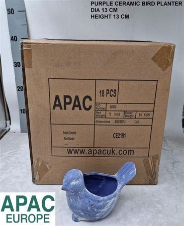 <h4>Keramiek Pot Blue Birds</h4>