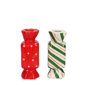 Christmas Ceramics Candy vase d4.5*11.5cm x2