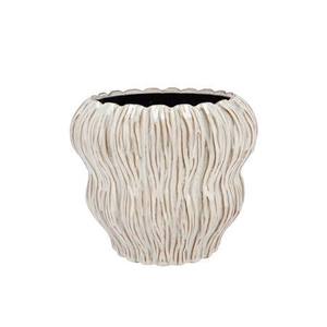 Lima White Pot Buble 20x20x17cm Nm