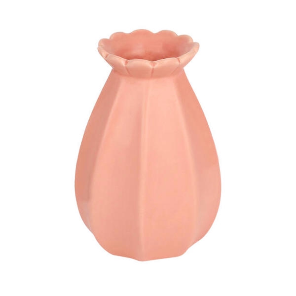 <h4>Vaas Florencia keramiek 8.5xH13.5cm peach</h4>