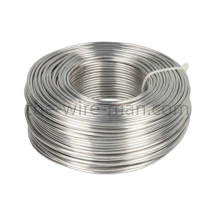 <h4>ALUMINIUM WIRE 2,5MM SILVER 1KG 76M</h4>