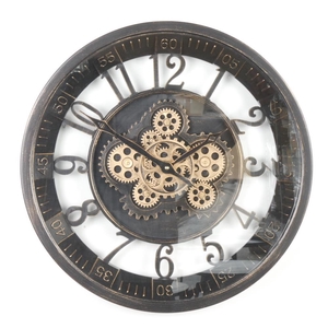 Clock Gear Ø46cm Black 32029