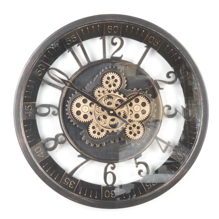 <h4>Clock Gear Ø46cm Black 32029</h4>