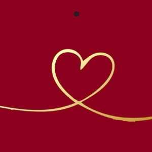 Valentine Card 7*7cm x20 Heart