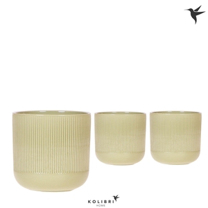 Kolibri Home Flare pot green
