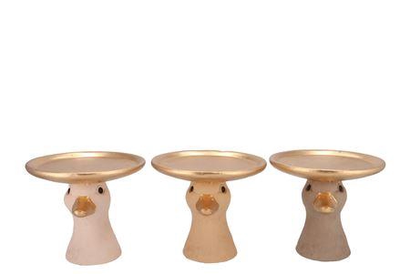 <h4>Easter Duck Head Natural Brown Mix Plate Ass 15x15</h4>