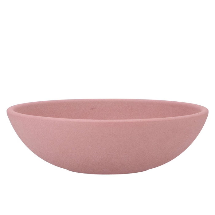 <h4>Vinci Pink Bowl Low 30x9cm</h4>