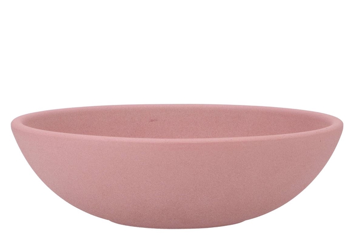 <h4>Vinci Pink Bowl Low Sphere Shaded 30x9cm</h4>