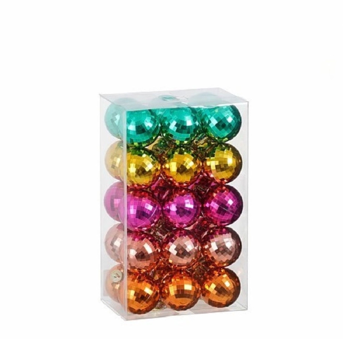 <h4>Kerstbal Bal kunststof  40mm x30</h4>