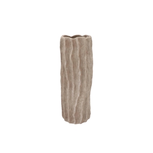 Porto Antique Grey Vase Tube Structure 17x17x49cm