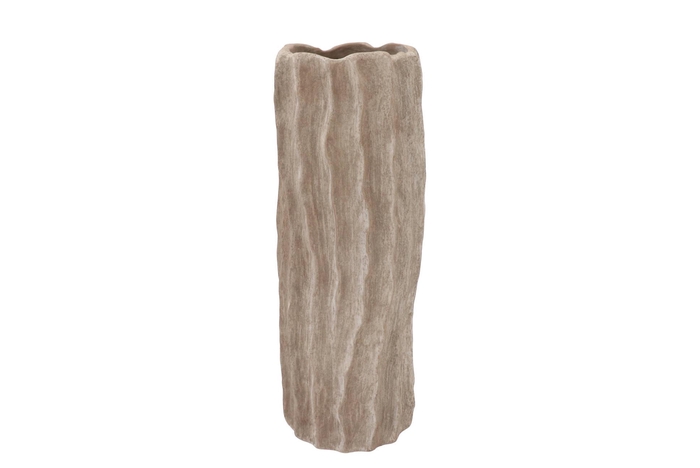 <h4>Porto Antique Grey Vase Tube Structure 17x17x49cm</h4>