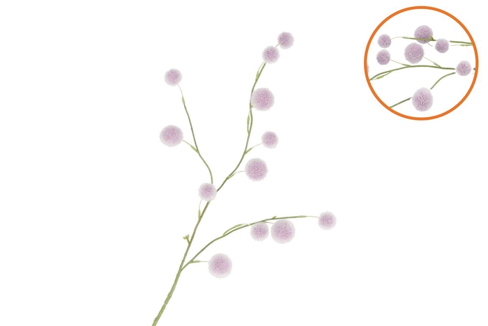 Silk Flocky Fruit Purple 80cm Nm