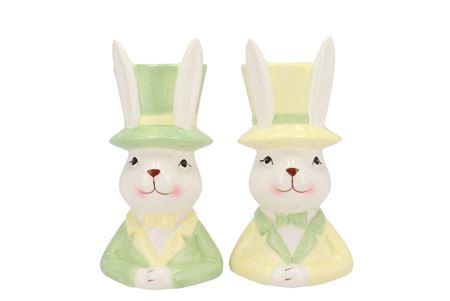 <h4>Easter Ceramic Dreamy Pastel Mix Bunny Hat Ass 11x</h4>