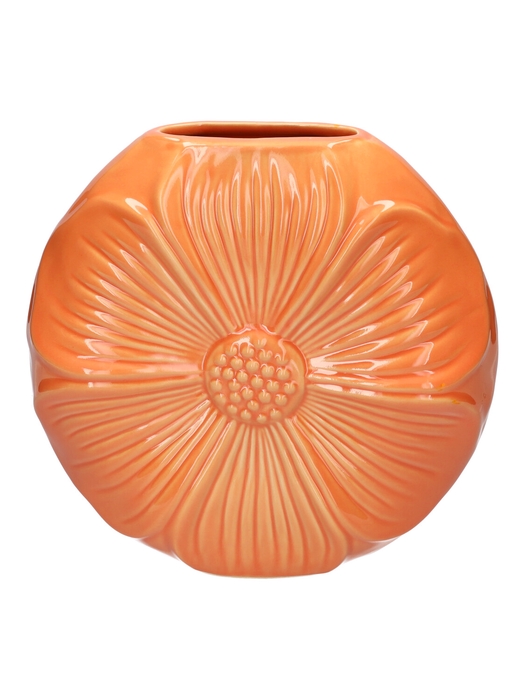 <h4>DF03-666780700 - Vase Petal 22.5x6.5x21 orange</h4>