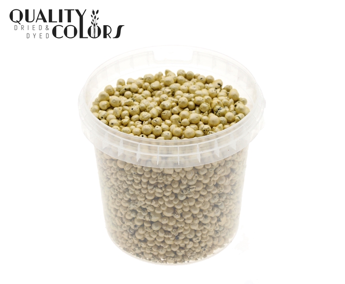 Terracotta pearls 1 ltr bucket Yellow