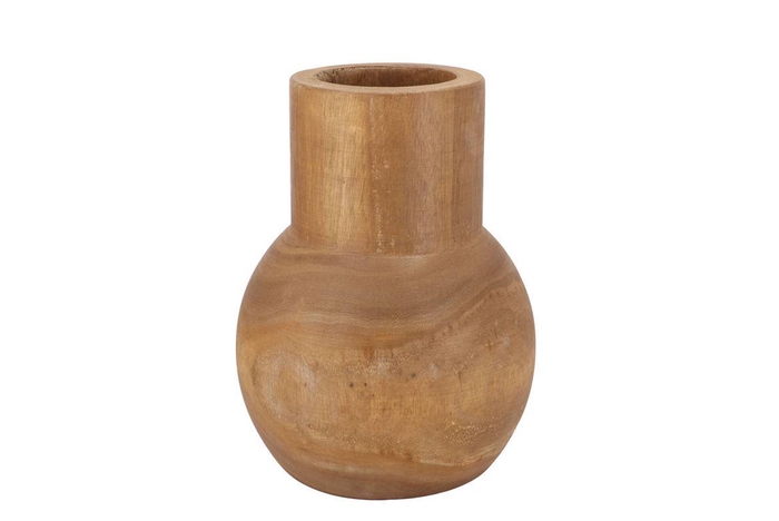 <h4>Woody Natural Vase Neck 23x23x29cm</h4>