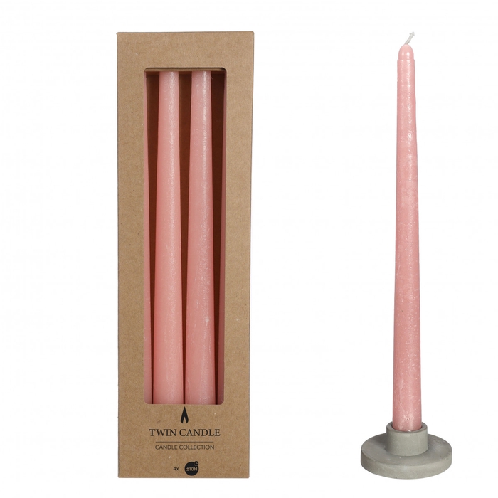 <h4>Candle Dinner candles d2.1*30cm rust.x4</h4>