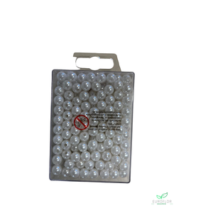 PARELS WIT 8MM 250ST