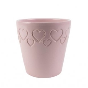 VASO SENEGAL HEARTS PINK D14 A14 IMP