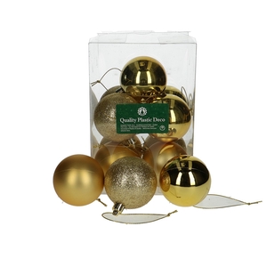 Sale Christmas Ball  60mm plastic deco x12