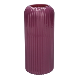 DF02-664554100 - Vase Nora d6/8.7xh20 aubergine milky