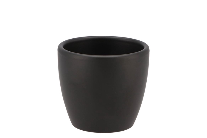 Ceramic Pot Anthracite Shiny 7cm