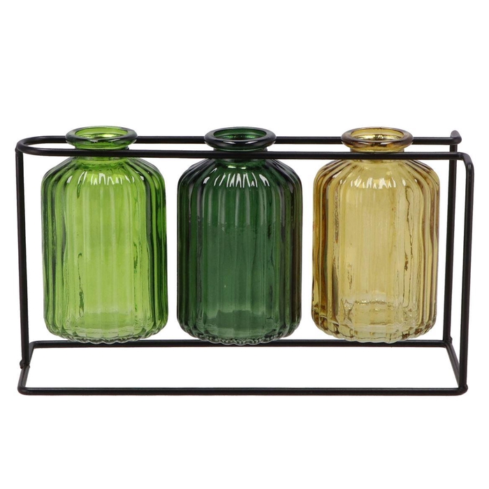 <h4>Karakum Forest Green Rack Black 22x8x12cm</h4>
