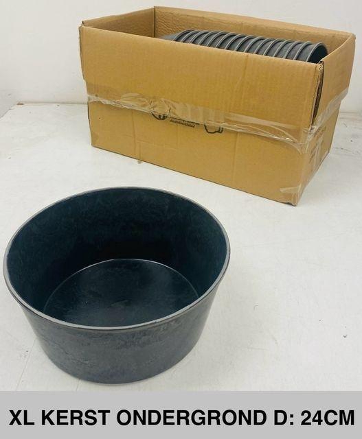 <h4>HUIS EN TUINDECO H% SCHAAL ZWART 24 CM</h4>