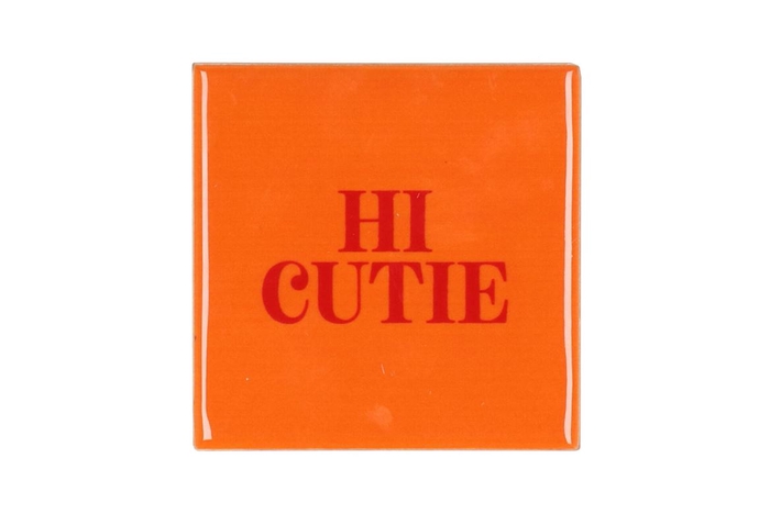 <h4>Tile Hi Cutie Orange 10x10x1cm</h4>