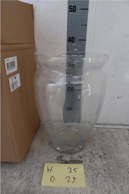 <h4>Glazen Vaas H35 D22</h4>