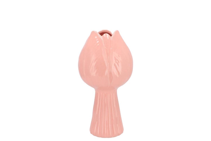 <h4>Tulip Pink Vase Tulip 11x11x21cm Nm</h4>