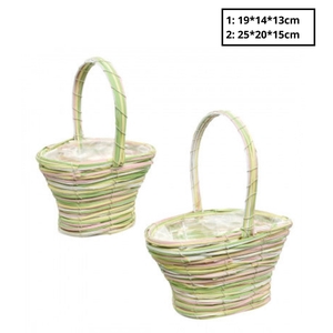 Basket sets Handle S/2 25*20*15cm
