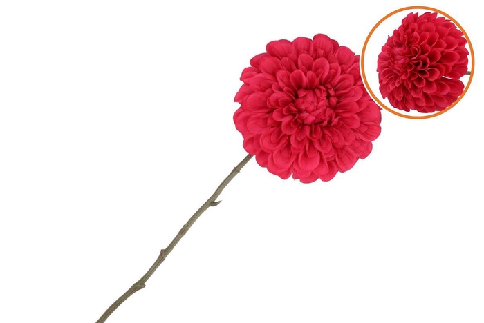 <h4>Silk Dahlia Bold Red 68cm Nm</h4>