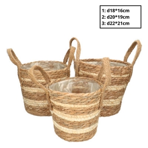 Basket sets Zola pot S/3 d22*21cm
