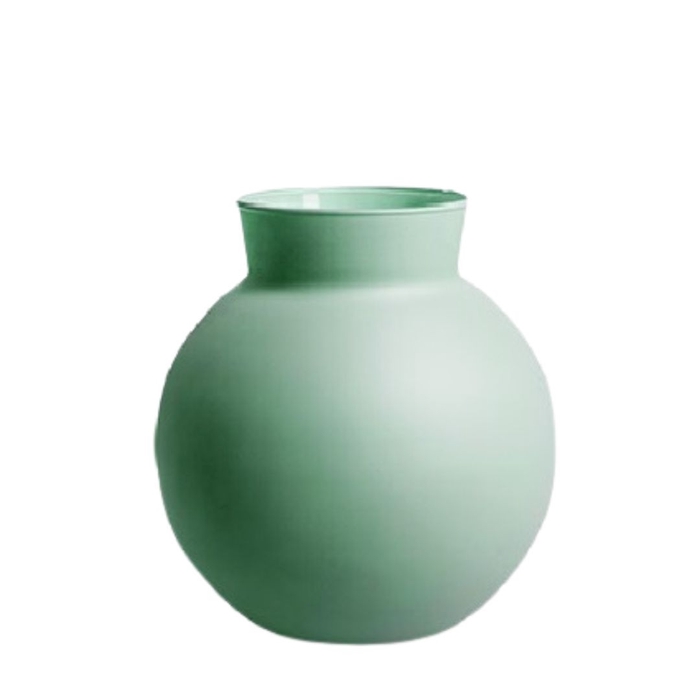 Glass eco ball vase col d09/17 17cm