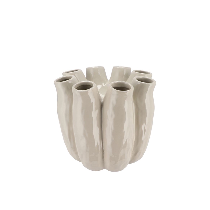 <h4>Luna White Tube Vase 19x19cm</h4>