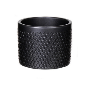 DF03-883892447 - Pot Capri d13.5xh12.3 dark silver