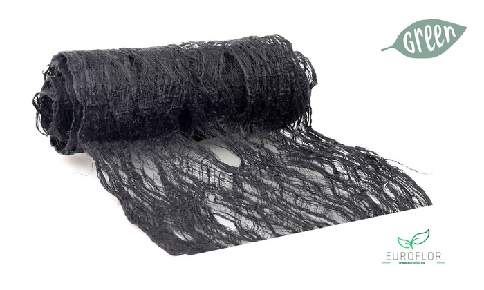 MULBERRY FIBER RIBBON 1,5MX14CM BLACK