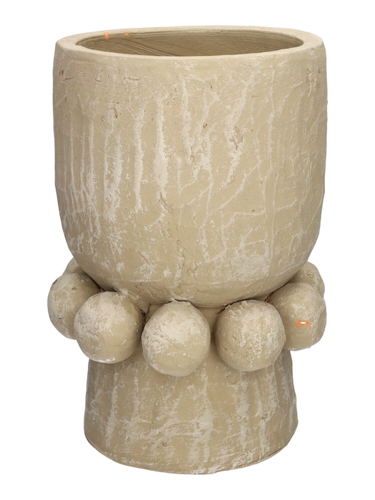 <h4>DF03-740421300 - Vase Sevora d18xh28.6 brown</h4>