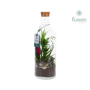 Green Bottle Fles Medium met Pasen Arrangement