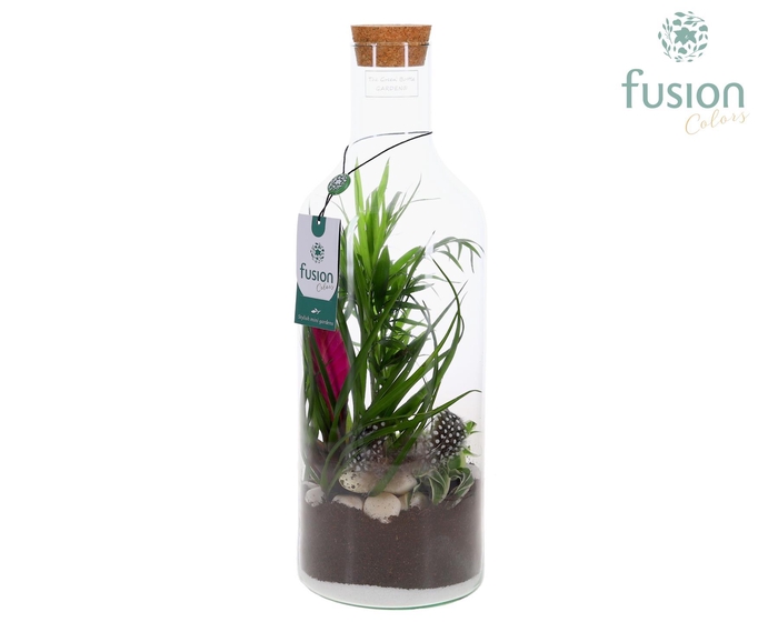 <h4>Green Bottle Fles Medium met Pasen Arrangement</h4>