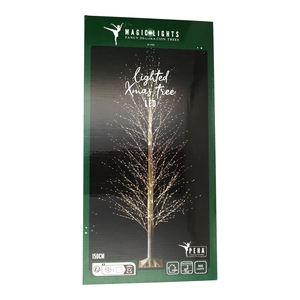 DF12-PT-19315 - Tree 150cm white 900led btn