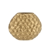 Inga Jada Gold Oval Vase Structure 32x12x26cm