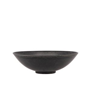 Melamine Grey Bowl Round 19x6cm