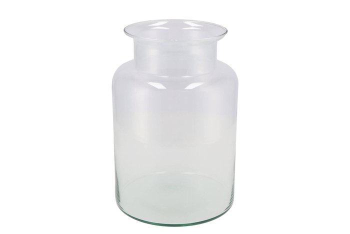 <h4>Glass Milk Bottle Vase Eco 17x25cm</h4>