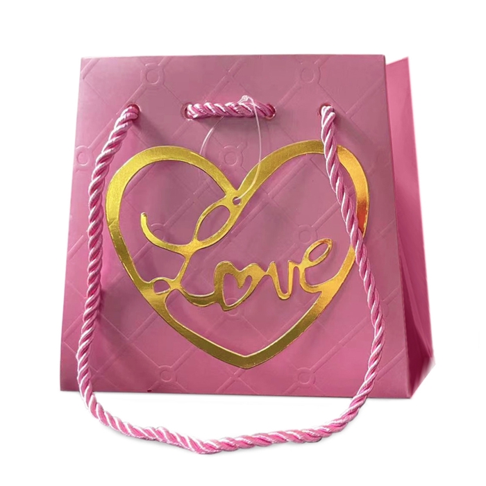 <h4>Moederdag Tas Posh love 13/13x17/17*15cm</h4>