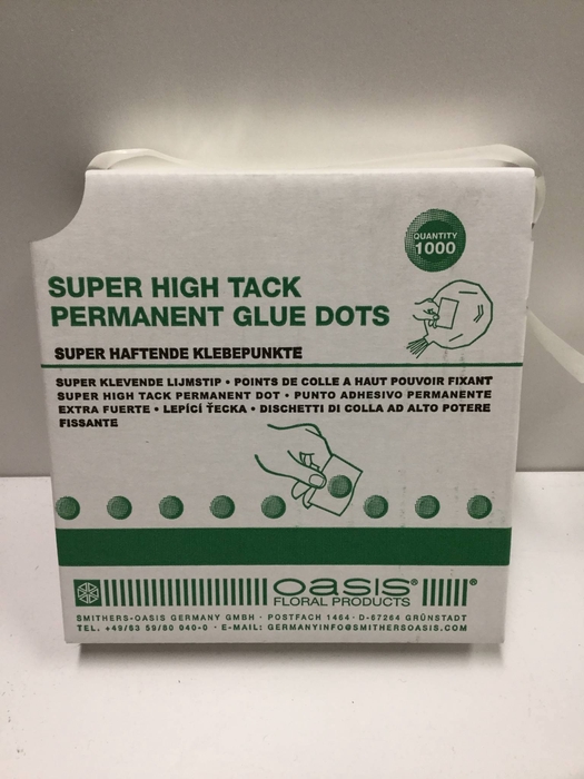 OASIS GLUE DOTS 1000st D1 TRANSP