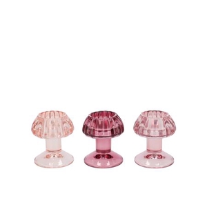 Nova Sweets Pink T-light Mushroom Structure Ass 8x